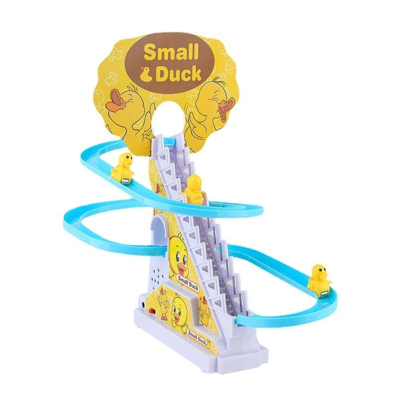 Funny Automatic Stair-Climbing Ducklings Cartoon Race Track Set-SLOOSELYK