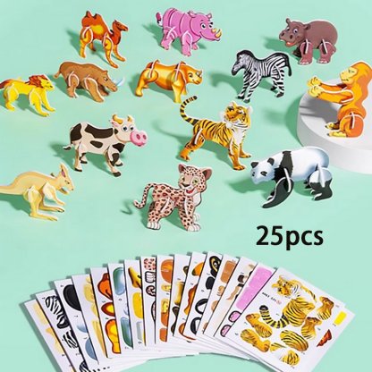 🔥Last Day Only £6.99!🔥Educational 3D Cartoon Puzzle🦖