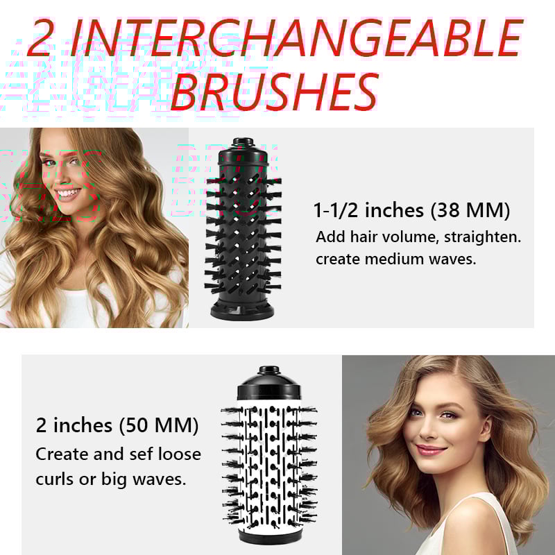 🎉Hot Sale 48% OFF🎁 3-in-1 Hot Air Styler and Rotating Hair Dryer for Dry hair, curl hair, straighten hair-SLOOSELYK