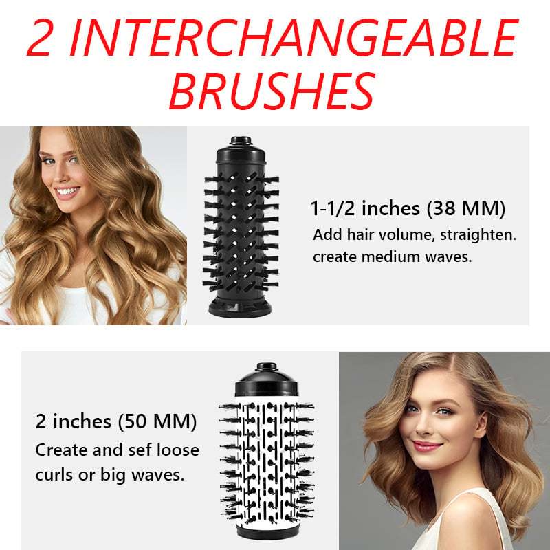 🎉Hot Sale 48% OFF🎁 3-in-1 Hot Air Styler and Rotating Hair Dryer for Dry hair, curl hair, straighten hair-SLOOSELYK