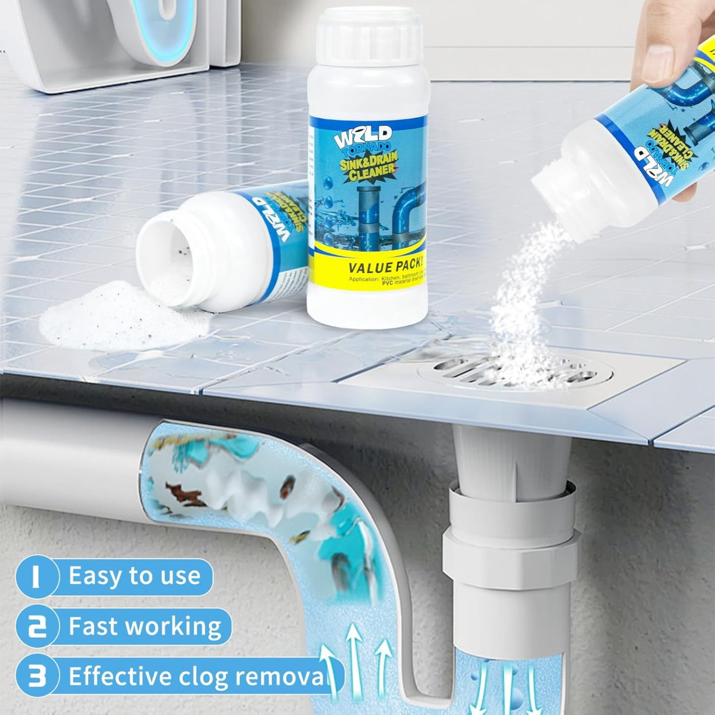 The Ultimate Formula For Clogs, Blockages & Plaque