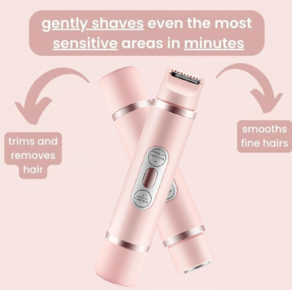 🏆Only £12.99 Last Day Promotion!🎁Comfort 2 in 1 Electric Lady Shaver