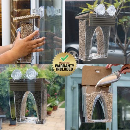🐦2024 New Year Sale💝 Arch Window Bird Feeder🏠-SLOOSELYK