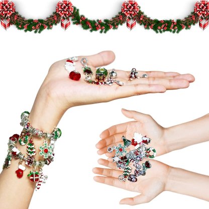 (🎁Early Christmas Sale- 48% OFF🎁) 24 Days Countdown Calendar DIY Christmas Advent Calendar Bracelets Set-SLOOSELYK