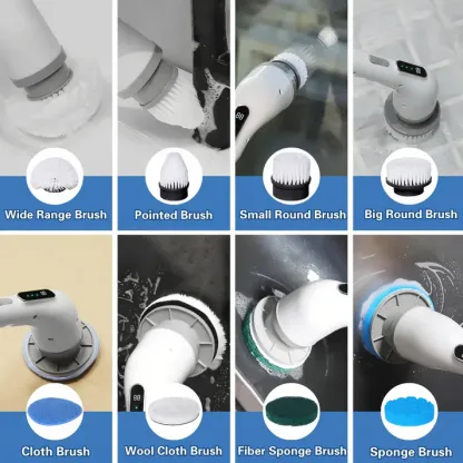 9-in-1 Cordless Electric Cleaning Brush