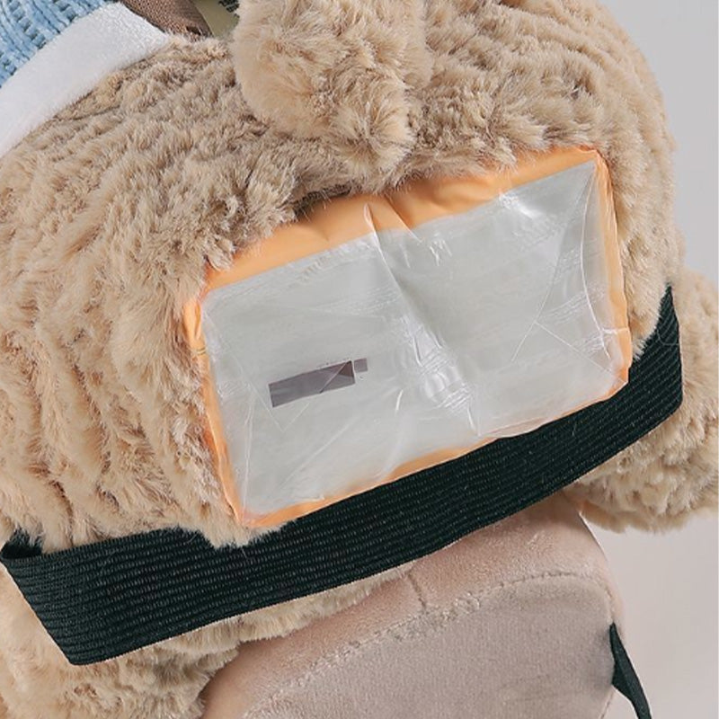 🎁Hot Sale 49% OFF⏳Cute Bear Plush Car Tissue Holder & Storage Bin