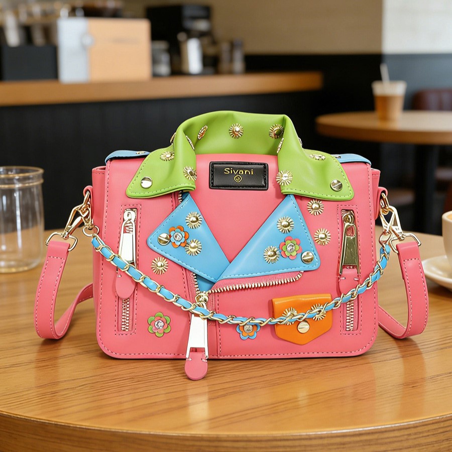 Vintage Punk Chain Shoulder Bag