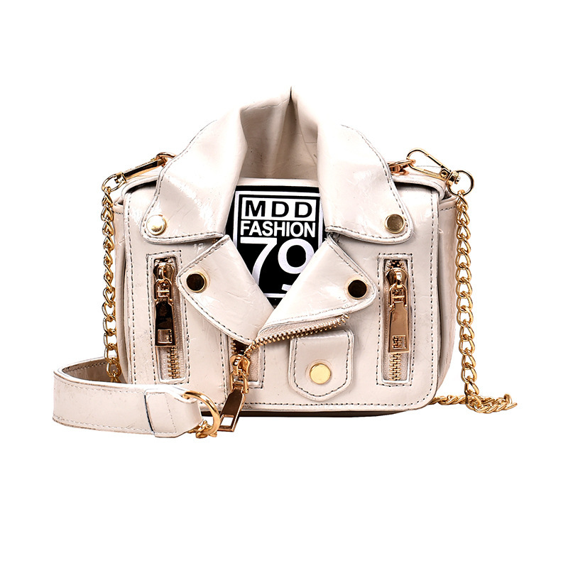 Vintage Punk Chain Shoulder Bag – Unique Crossbody Purse for Women