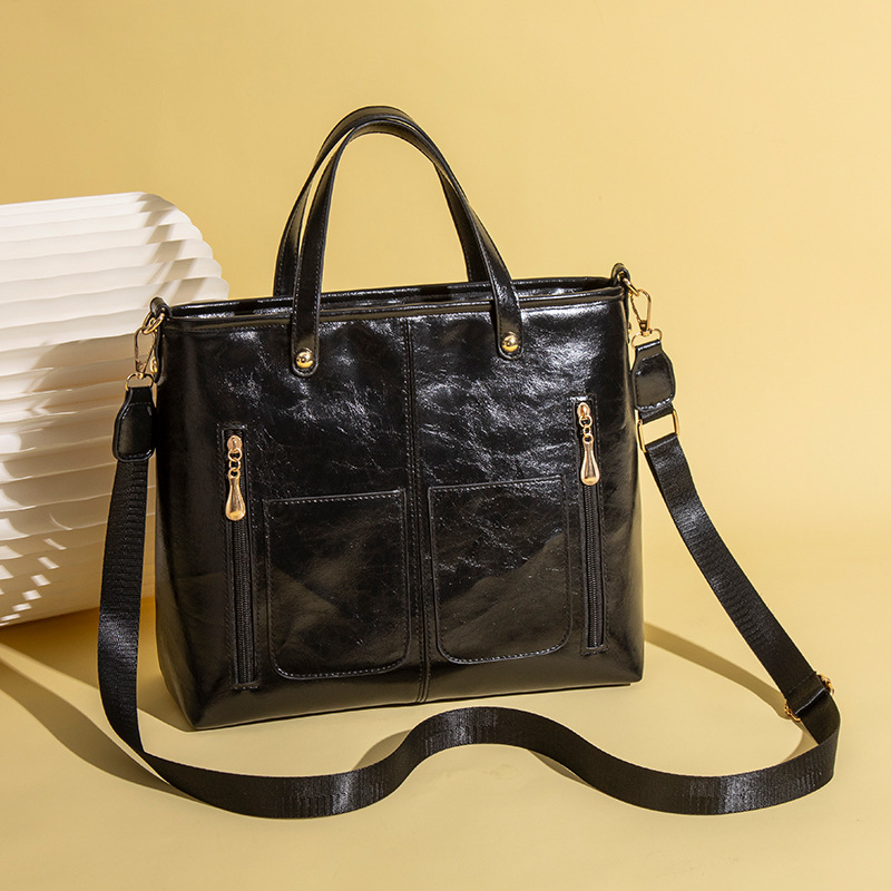 Women’s Vintage Tote Bag – Elegant Spacious Handbag for Everyday Use