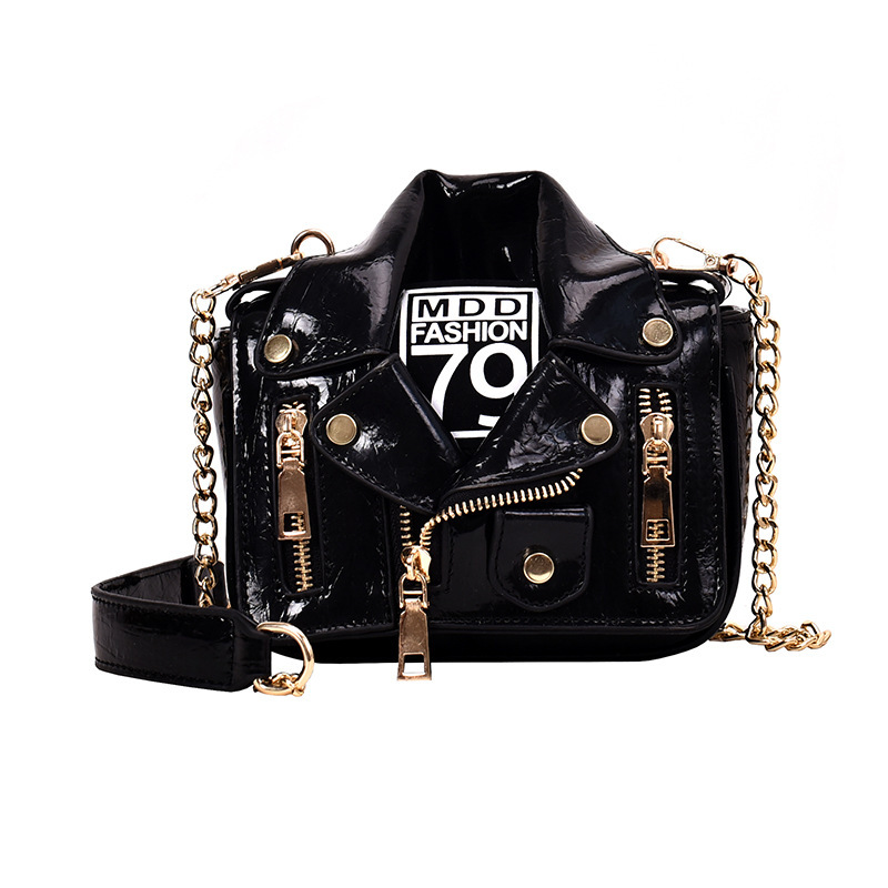 Vintage Punk Chain Shoulder Bag – Unique Crossbody Purse for Women