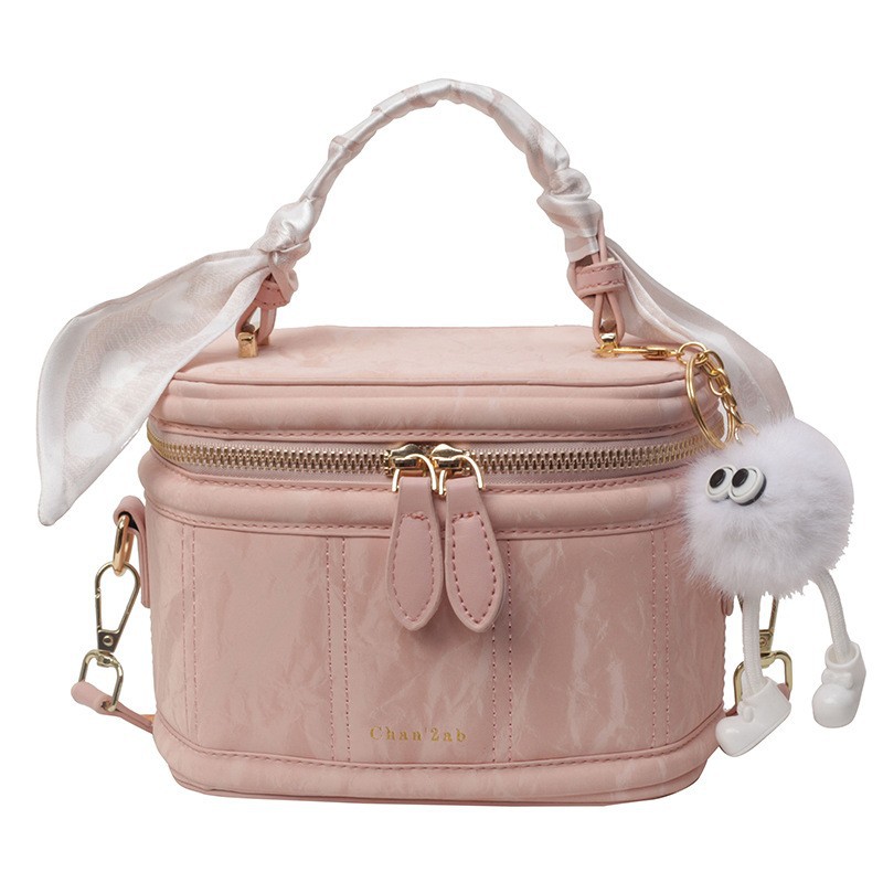 Women’s Vintage Mini Bucket Bag – Compact Everyday Handbag