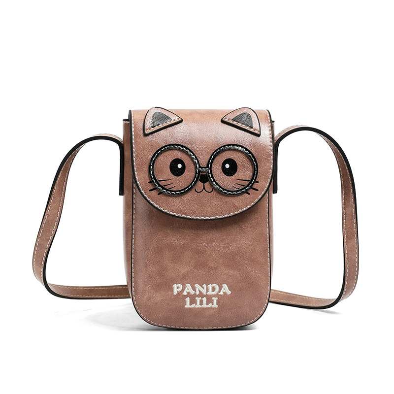 Cute Cat Crossbody Phone Bag – Compact Mini Shoulder Purse