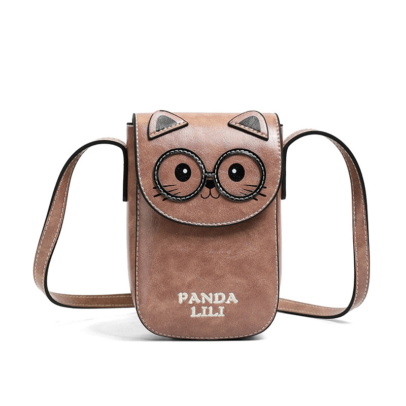 Cute Cat Crossbody Phone Bag – Compact Mini Shoulder Purse