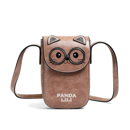 Cute Cat Crossbody Phone Bag – Compact Mini Shoulder Purse