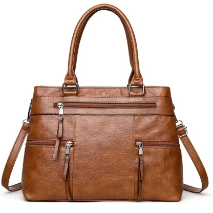 Women’s Vintage Multi-Compartment Shoulder Bag – Spacious Crossbody & Handbag
