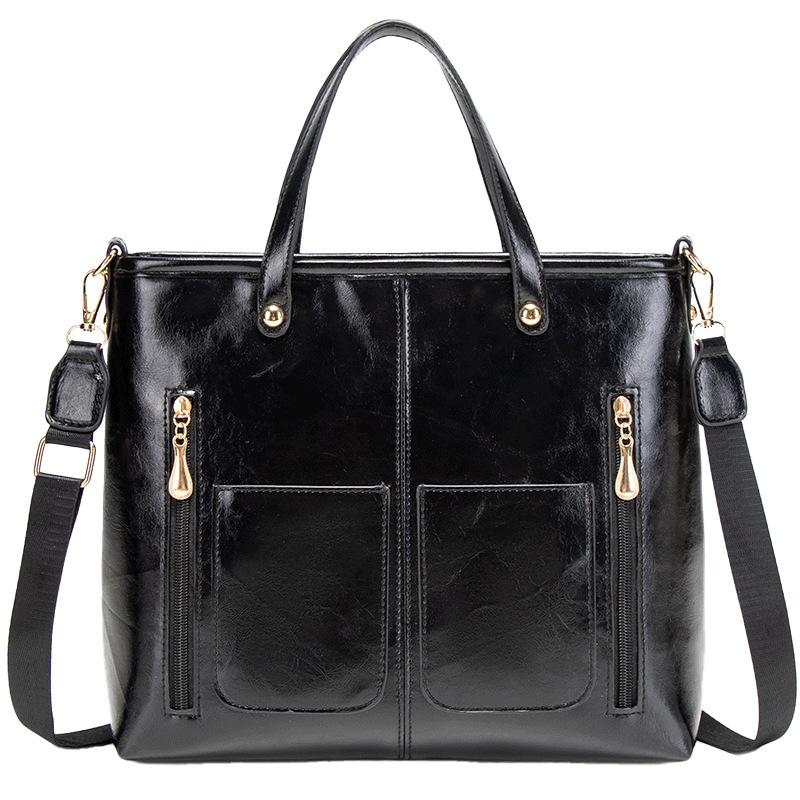 Women’s Vintage Tote Bag – Elegant Spacious Handbag for Everyday Use