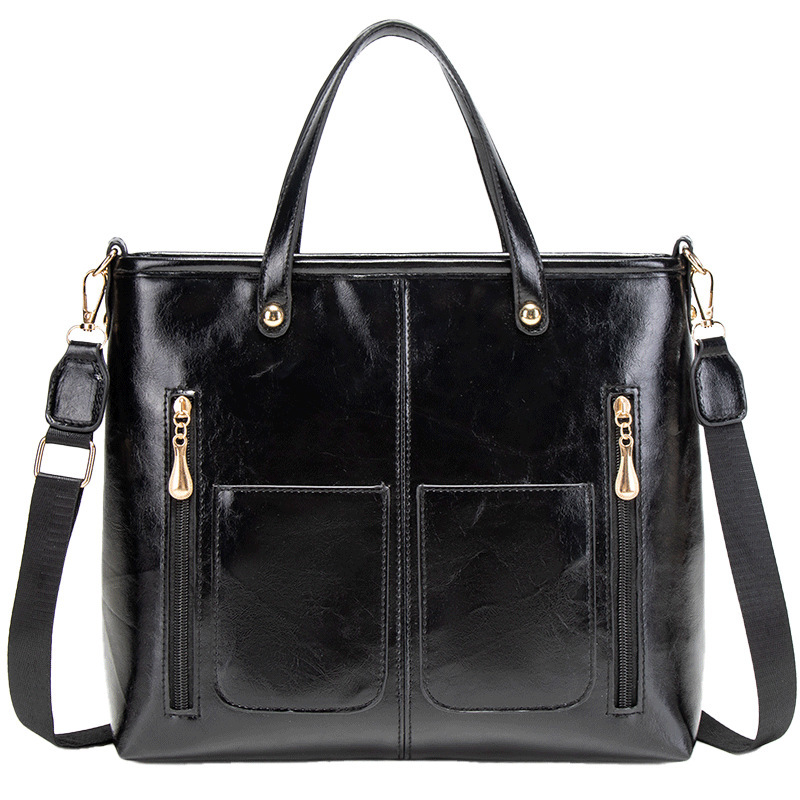 Women’s Vintage Tote Bag – Elegant Spacious Handbag for Everyday Use