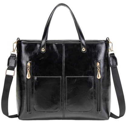 Women’s Vintage Tote Bag – Elegant Spacious Handbag for Everyday Use