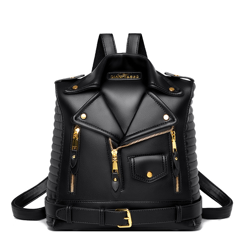 Women's Punk Jacket Backpack – Punk Style Meets Everyday Functionality