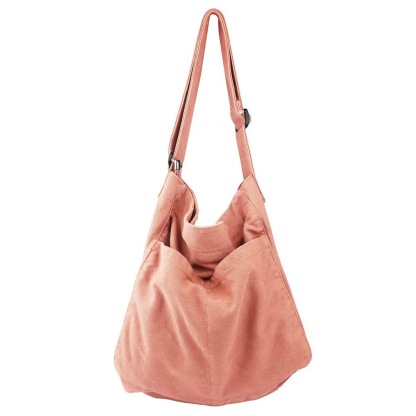Unisex Canvas Shoulder Bag – Multi-Pocket Crossbody Bag for Work & Travel