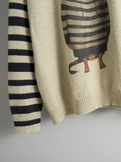 Women’s Cozy Dachshund Print Sweater