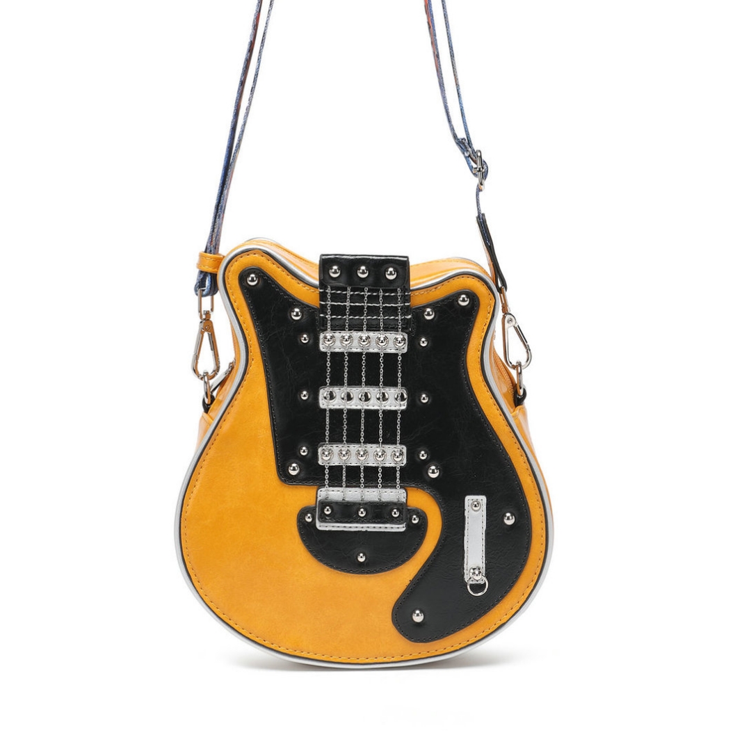 Rock Star Guitar Handbag – Unique Guitar Shaped Crossbody Bag