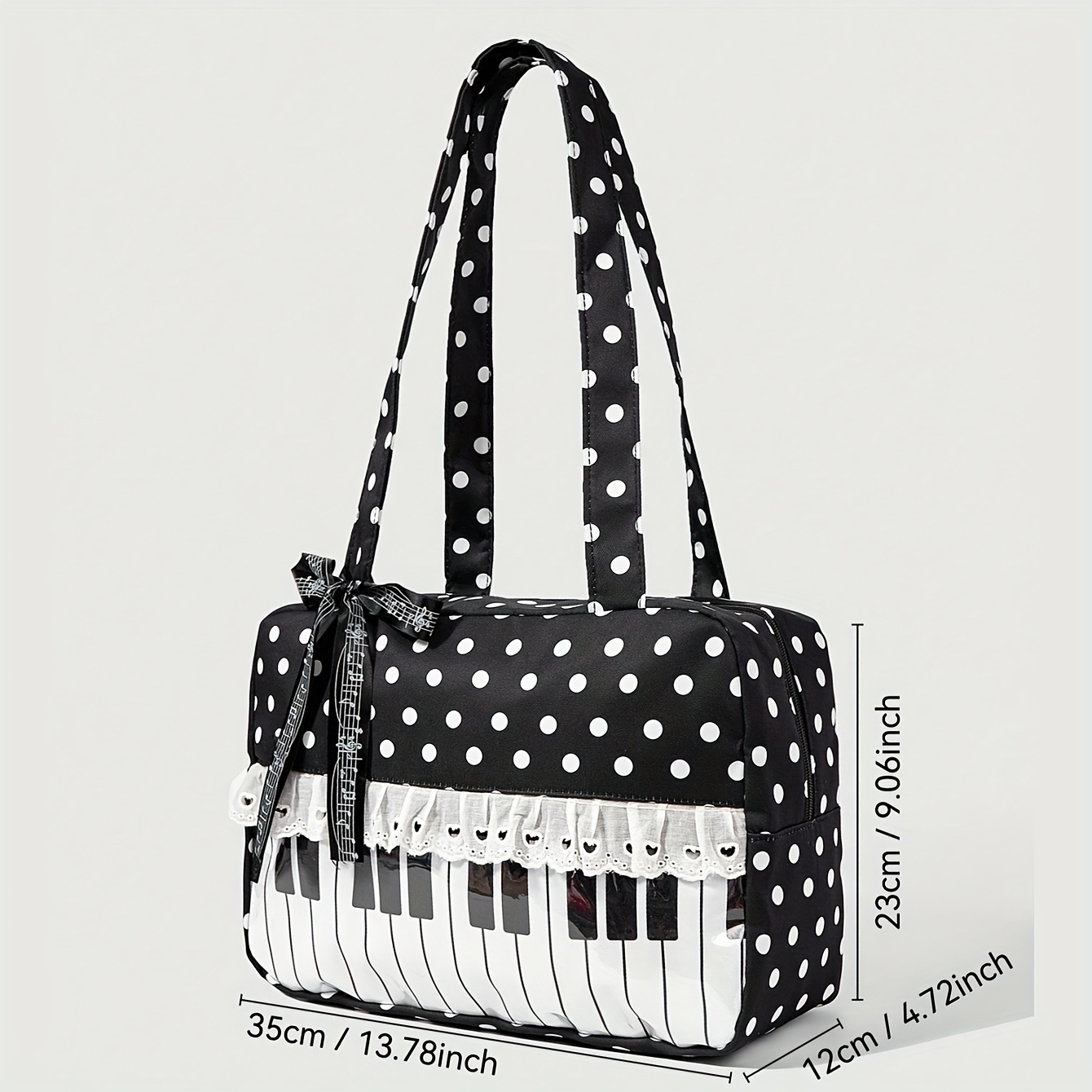Vintage Piano Key Handbag