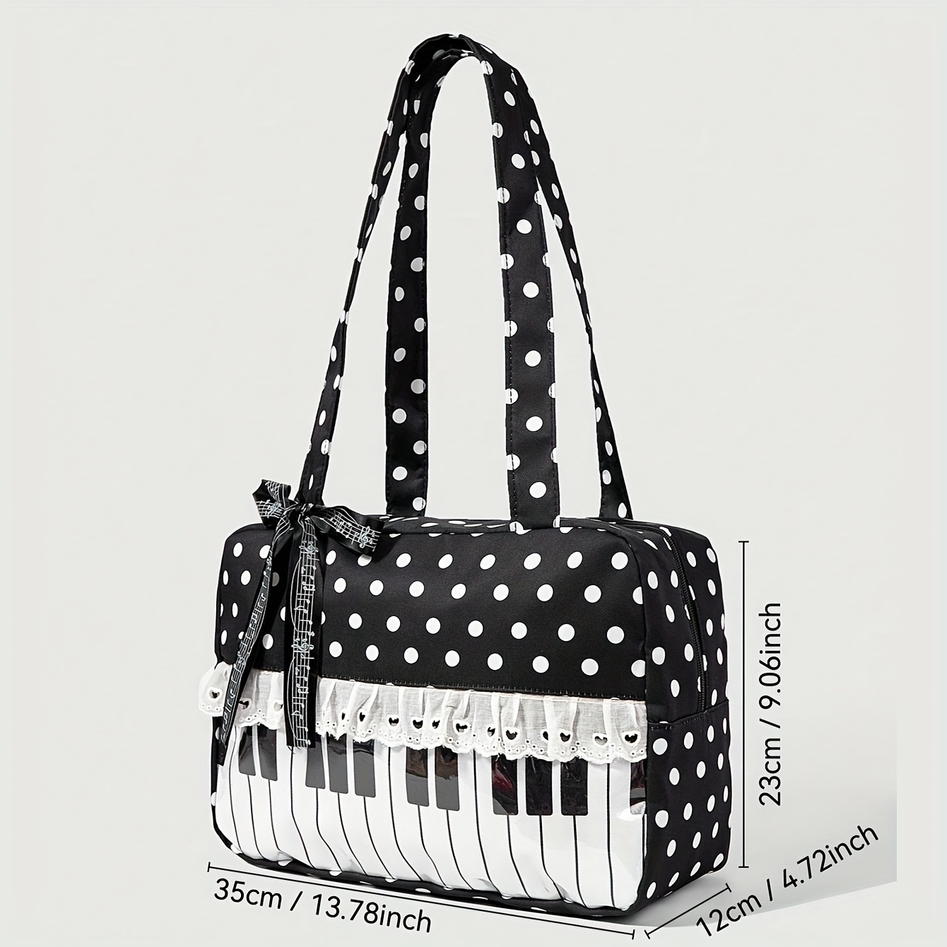Vintage Piano Key Handbag