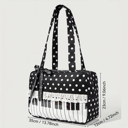Vintage Piano Key Handbag