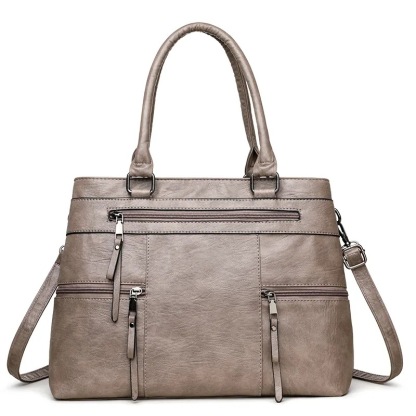 Women’s Vintage Multi-Compartment Shoulder Bag – Spacious Crossbody & Handbag