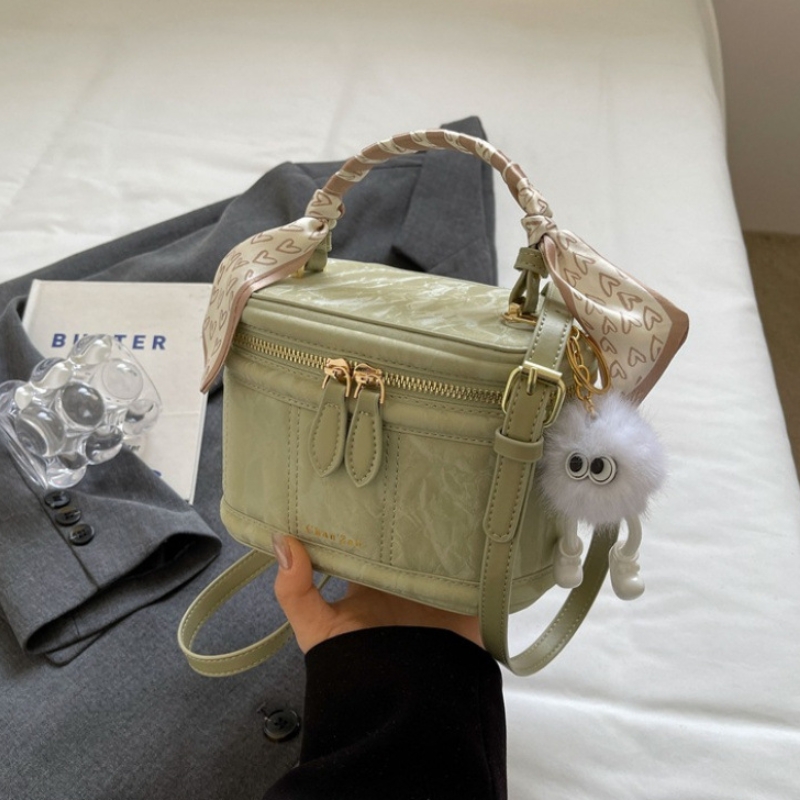 Women’s Vintage Mini Bucket Bag – Elegant Compact Shoulder Handbag