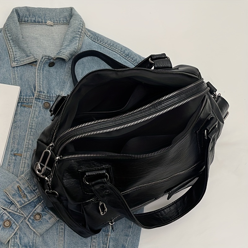 Vintage Large Capacity Travel Tote Bag – Elegant & Versatile for Everyday Use
