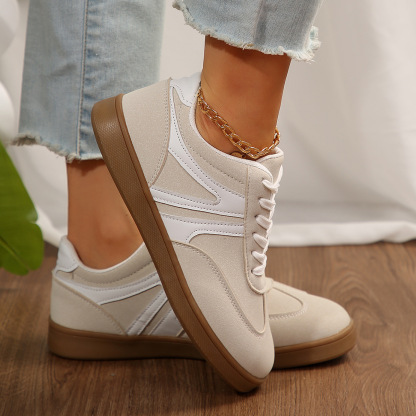 未弄好-----Women’s Vintage Casual Platform Sneakers – Comfortable Round Toe & Easy-to-Match Style