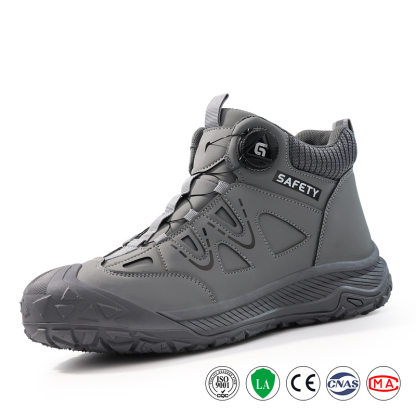Men’s Heavy-Duty Steel Toe Boots – Anti-Smash, Puncture-Resistant Work Shoes