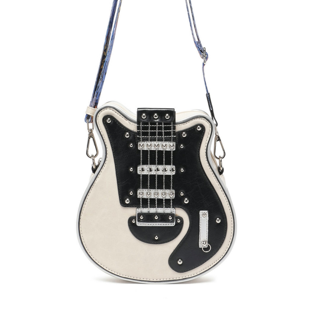 Rock Star Guitar Handbag – Unique Guitar Shaped Crossbody Bag