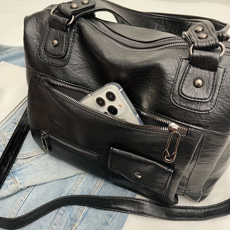 Vintage Large Capacity Travel Tote Bag – Elegant & Versatile for Everyday Use