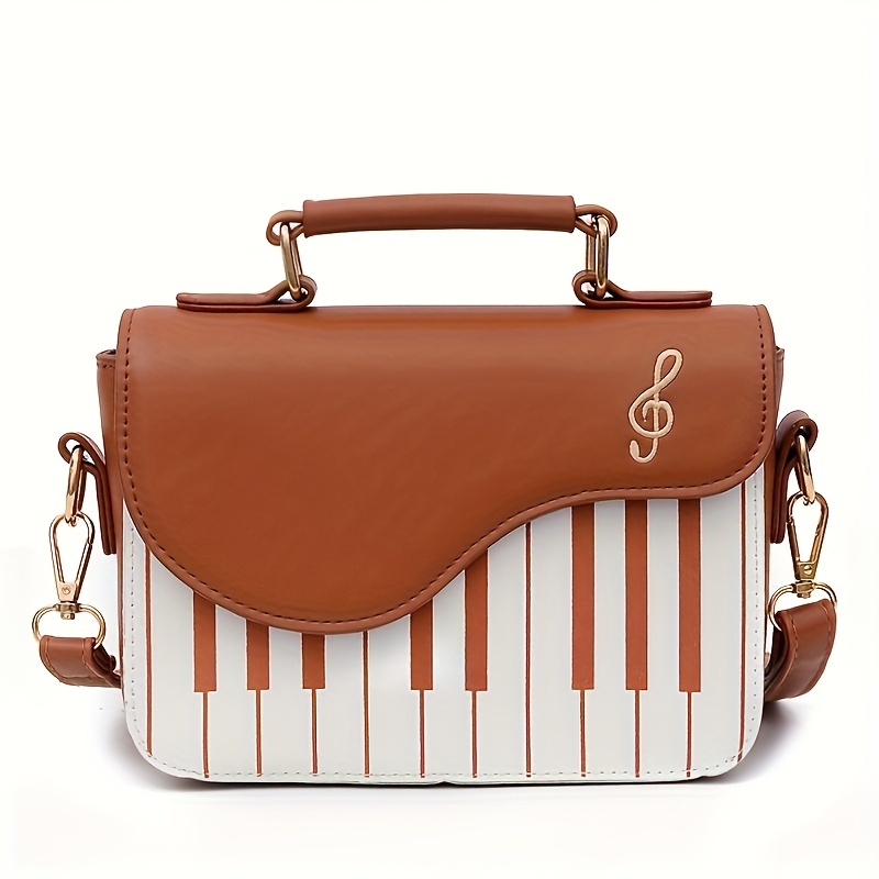 Piano Key Handbag – Unique Music-Inspired Shoulder Bag for Women