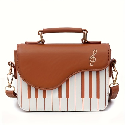 Piano Key Handbag – Unique Music-Inspired Shoulder Bag for Women