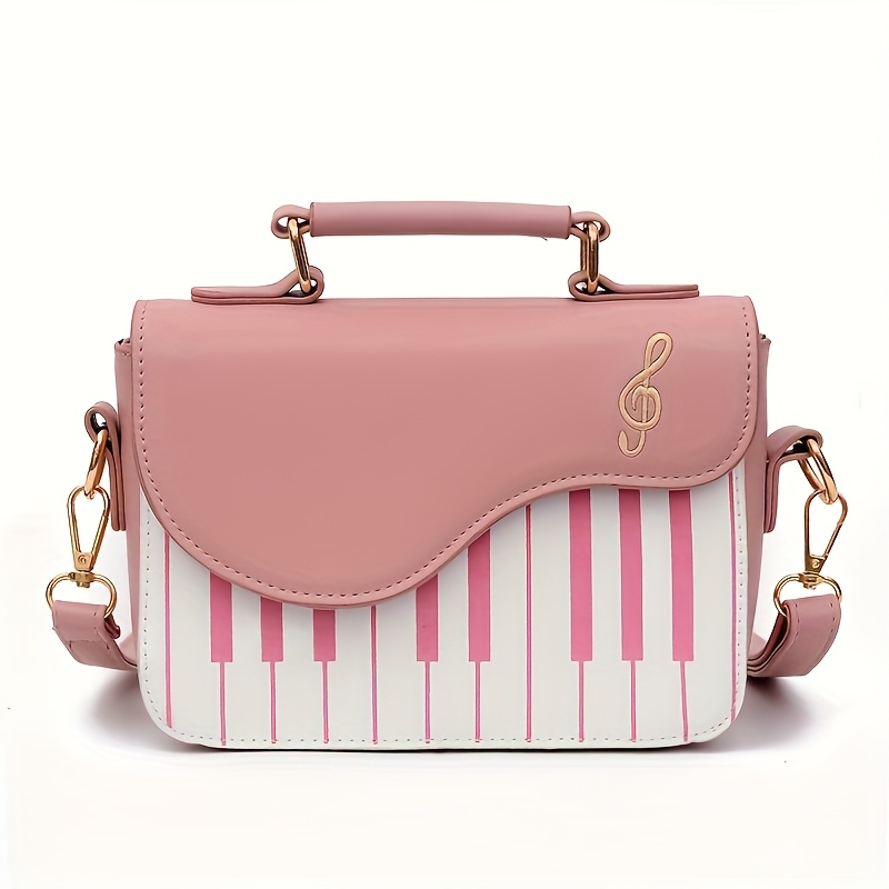 Piano Key Handbag – Unique Music-Inspired Shoulder Bag for Women