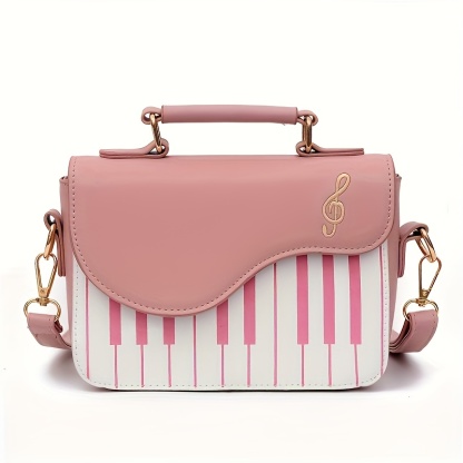 Piano Key Handbag – Unique Music-Inspired Shoulder Bag for Women