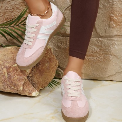 未弄好-----Women’s Vintage Casual Platform Sneakers – Comfortable Round Toe & Easy-to-Match Style