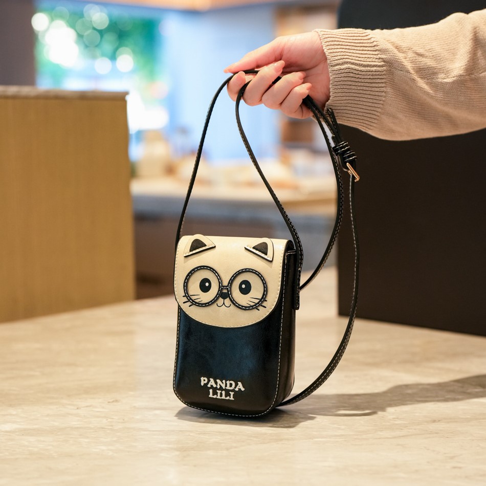 Cute Cat Crossbody Phone Bag – Compact Mini Shoulder Purse