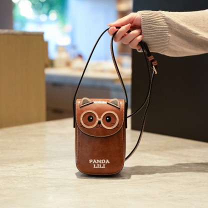 Cute Cat Crossbody Phone Bag – Compact Mini Shoulder Purse