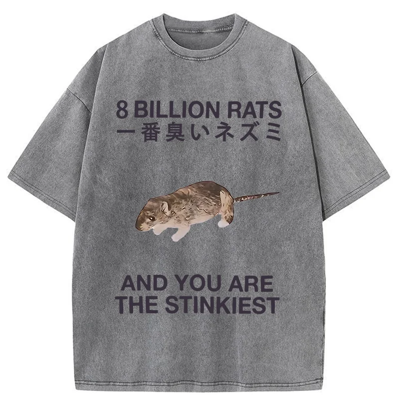 World's Stinkiest Rat Washed T-Shirt