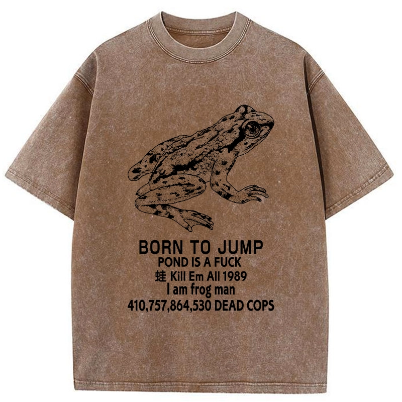 Born To Jump Washed T-Shirt