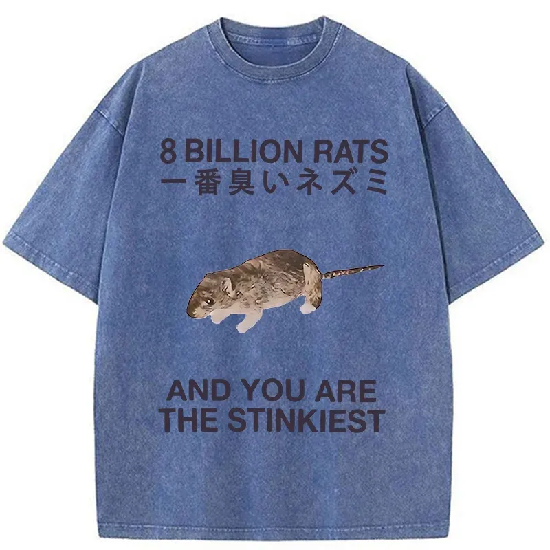 World's Stinkiest Rat Washed T-Shirt