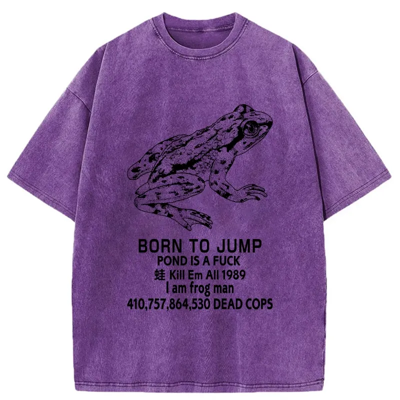 Born To Jump Washed T-Shirt