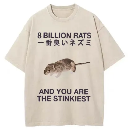 World's Stinkiest Rat Washed T-Shirt