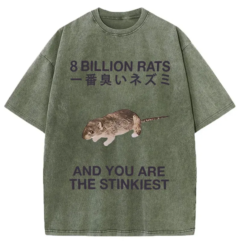 World's Stinkiest Rat Washed T-Shirt