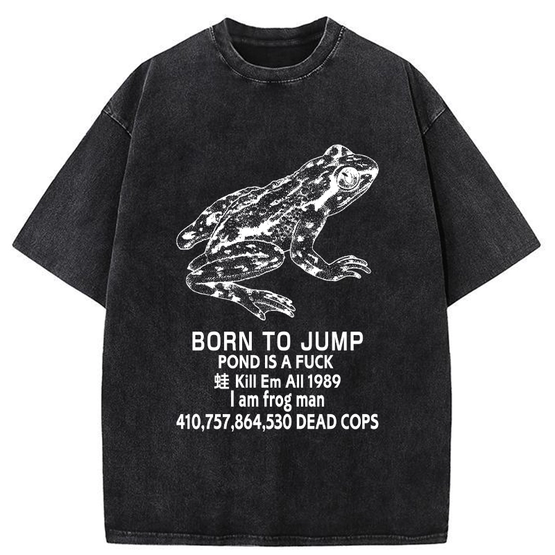 Born To Jump Washed T-Shirt
